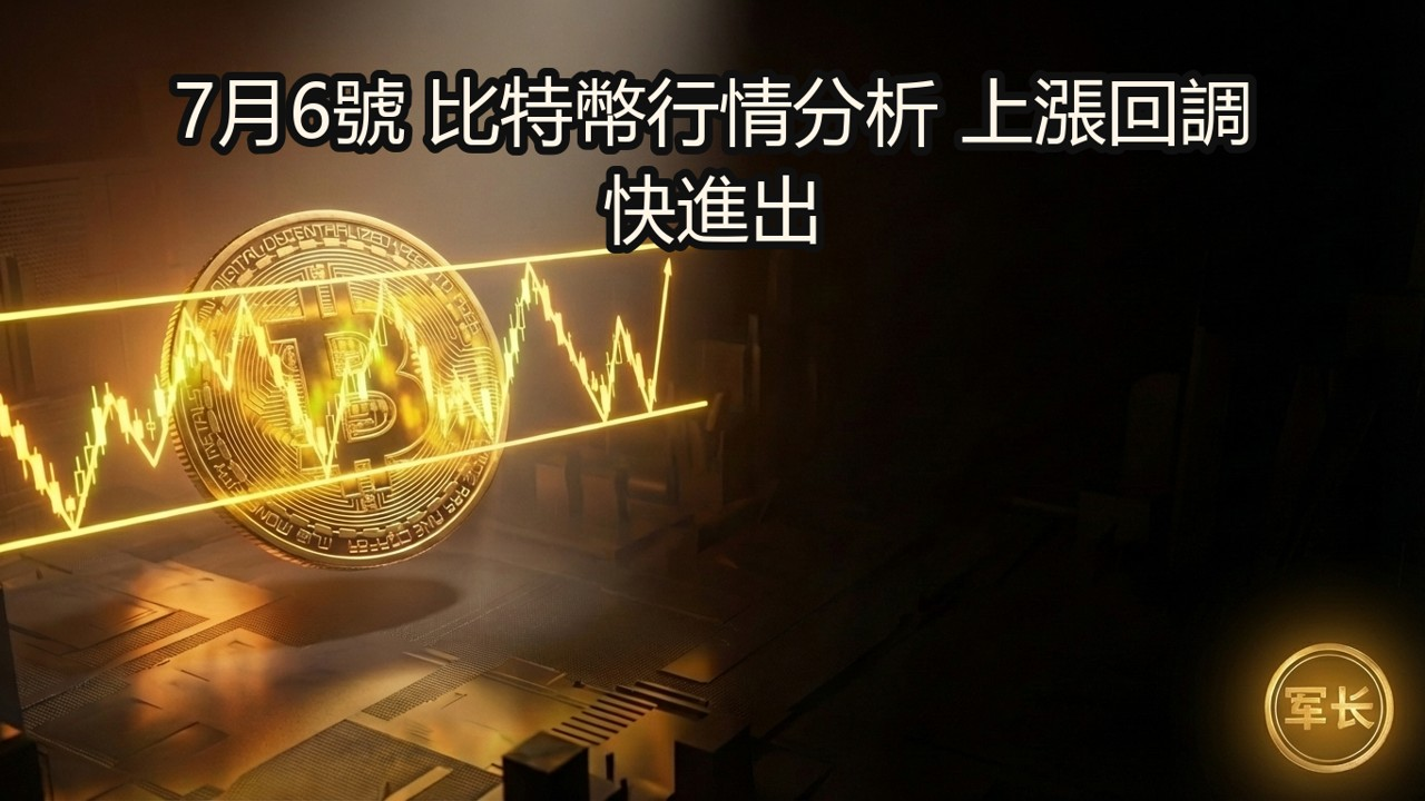 7月6号 比特币行情分析 上涨回调快进出