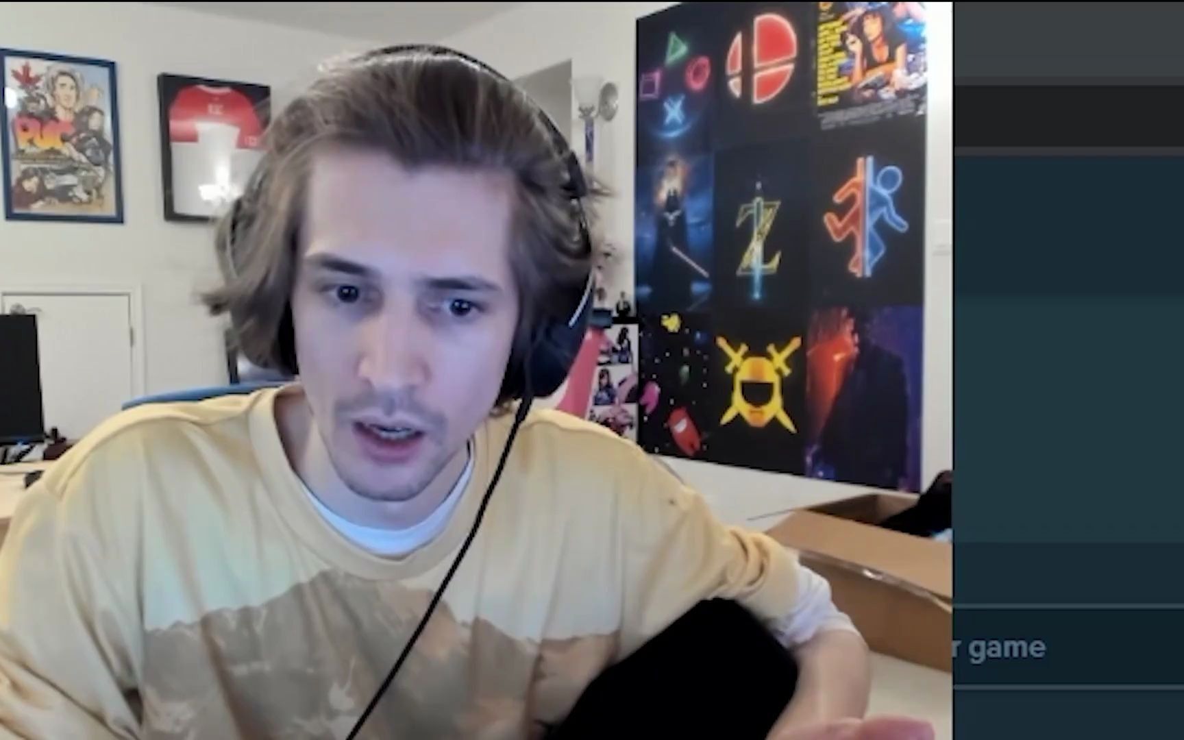 xqc亲眼见证比特币暴跌?