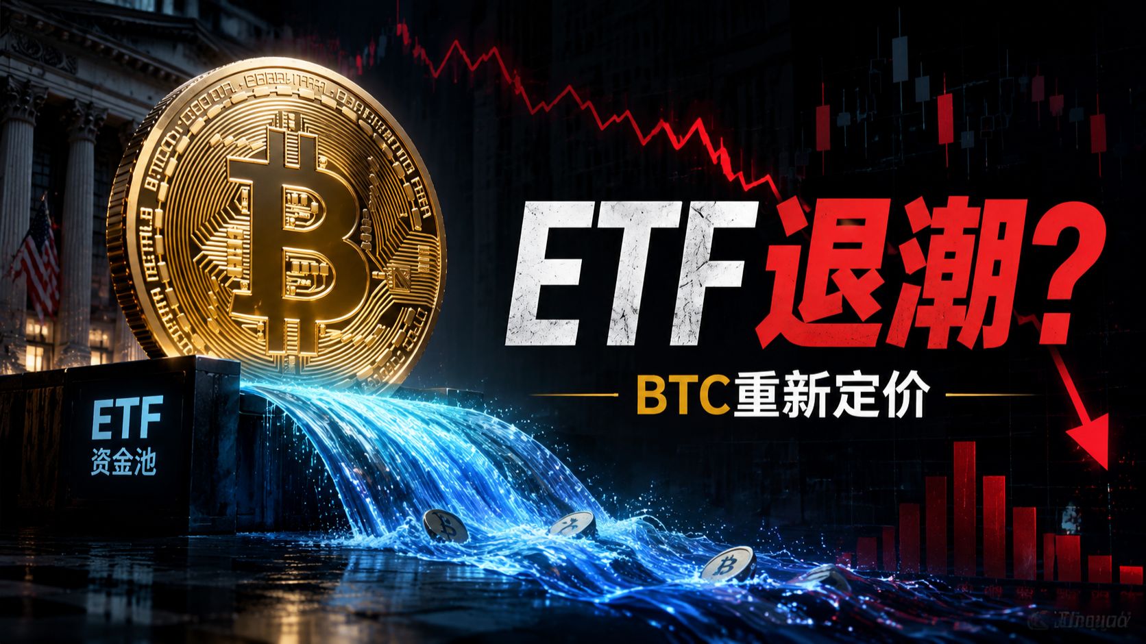 比特币现货ETF首次半年净流出：机构资金退潮如何重定价BTC