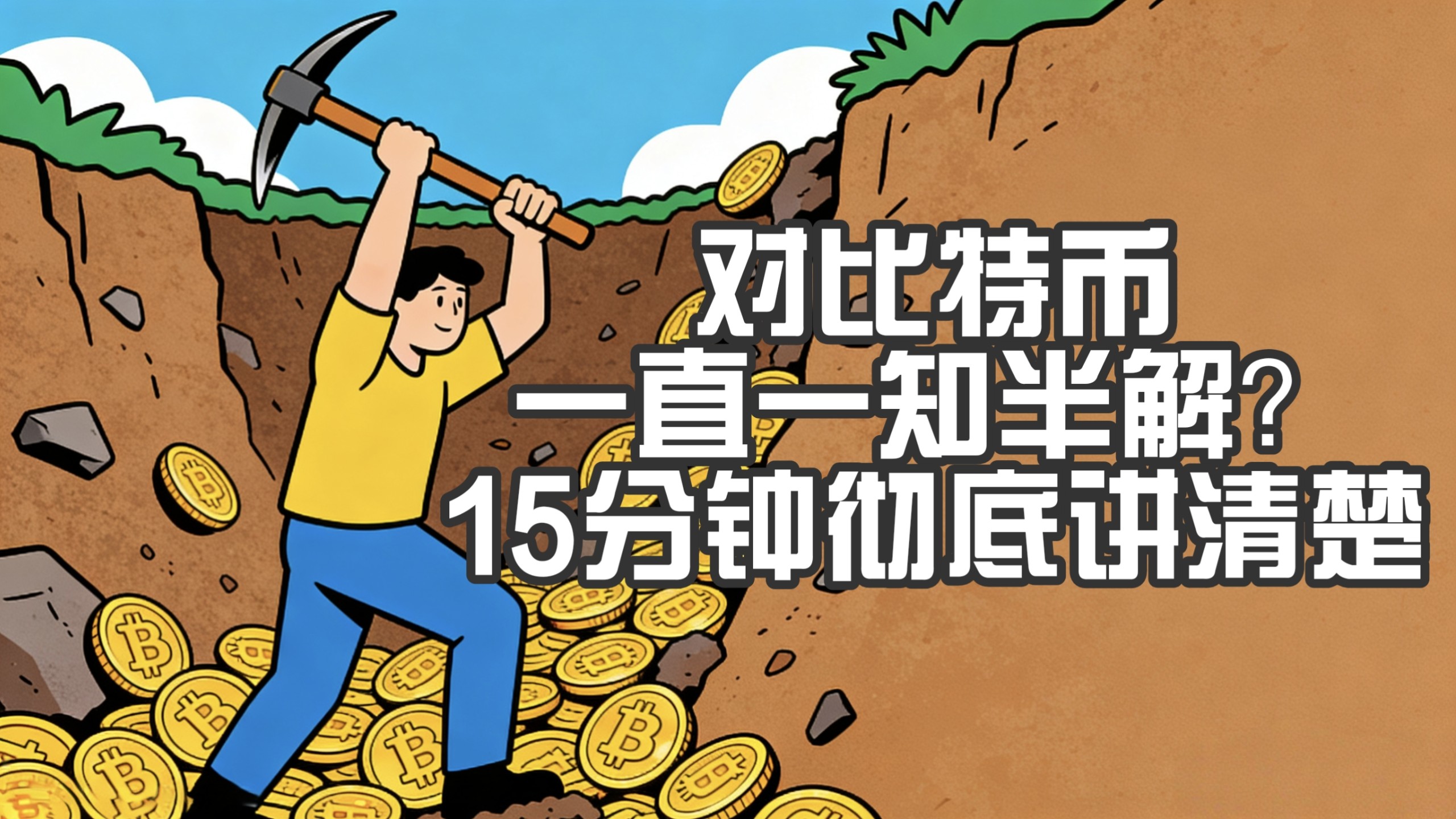 还不懂比特币？十几分钟彻底讲清楚比特币，人人都听得懂的视频