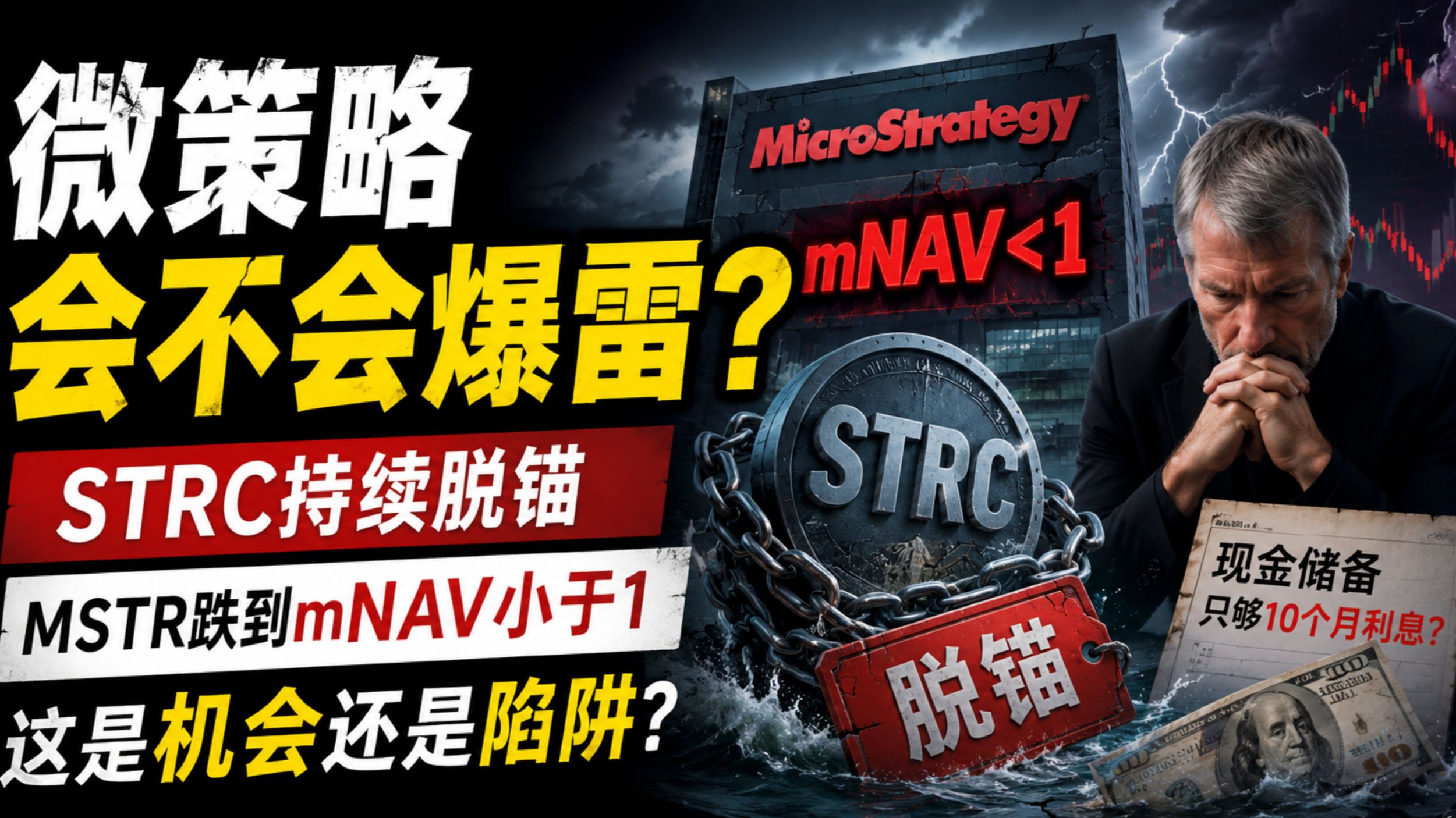 6月29日 微策略危险了吗？STRC跌破100美元，MSTR信仰正在被考验 比特币 祝我生日快乐