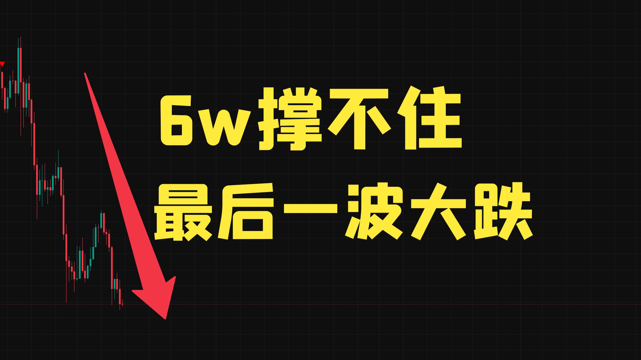 BTC 第三波大跌，也是最后一波大跌，现货挂单点位分享