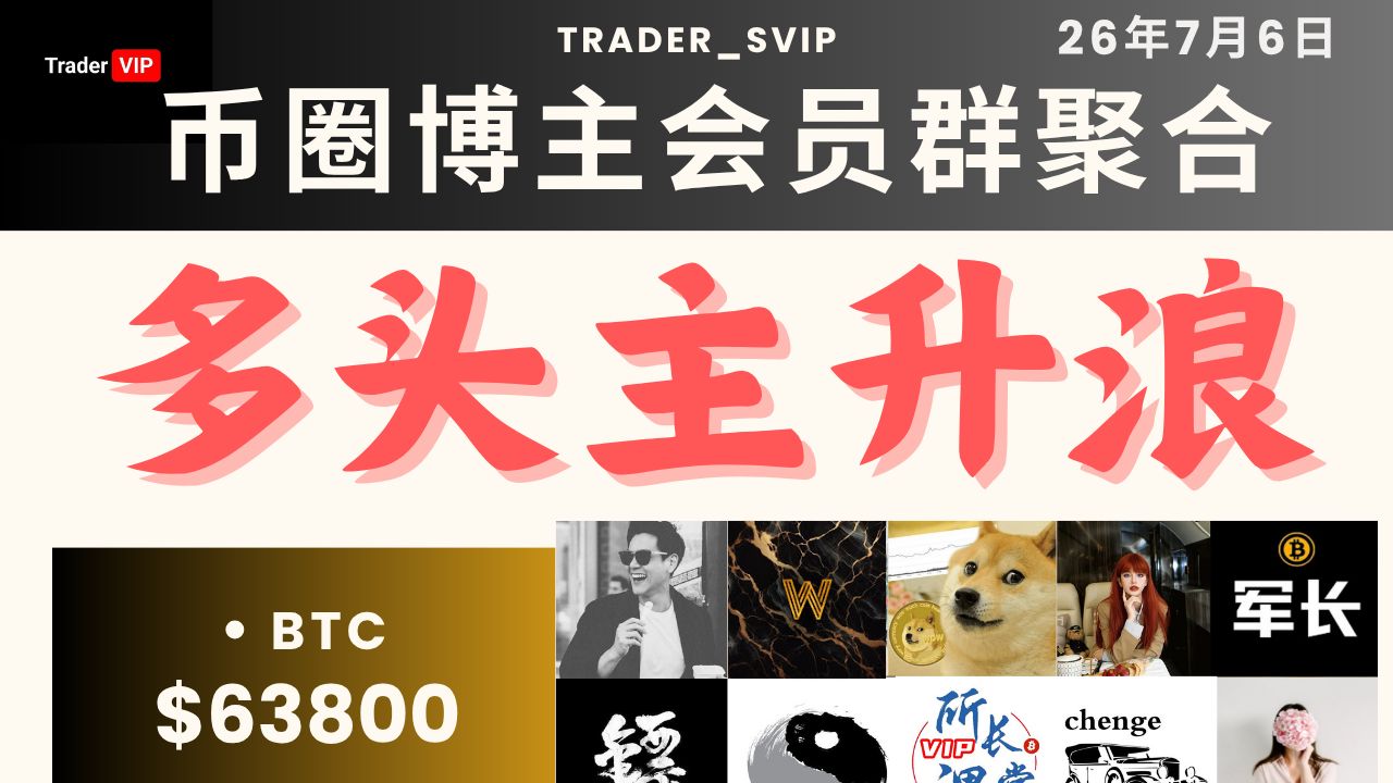 比特币多头杀疯了！但在6W4受压，能突破吗？如回调将是多头机会！SVIP币圈会员群克隆
