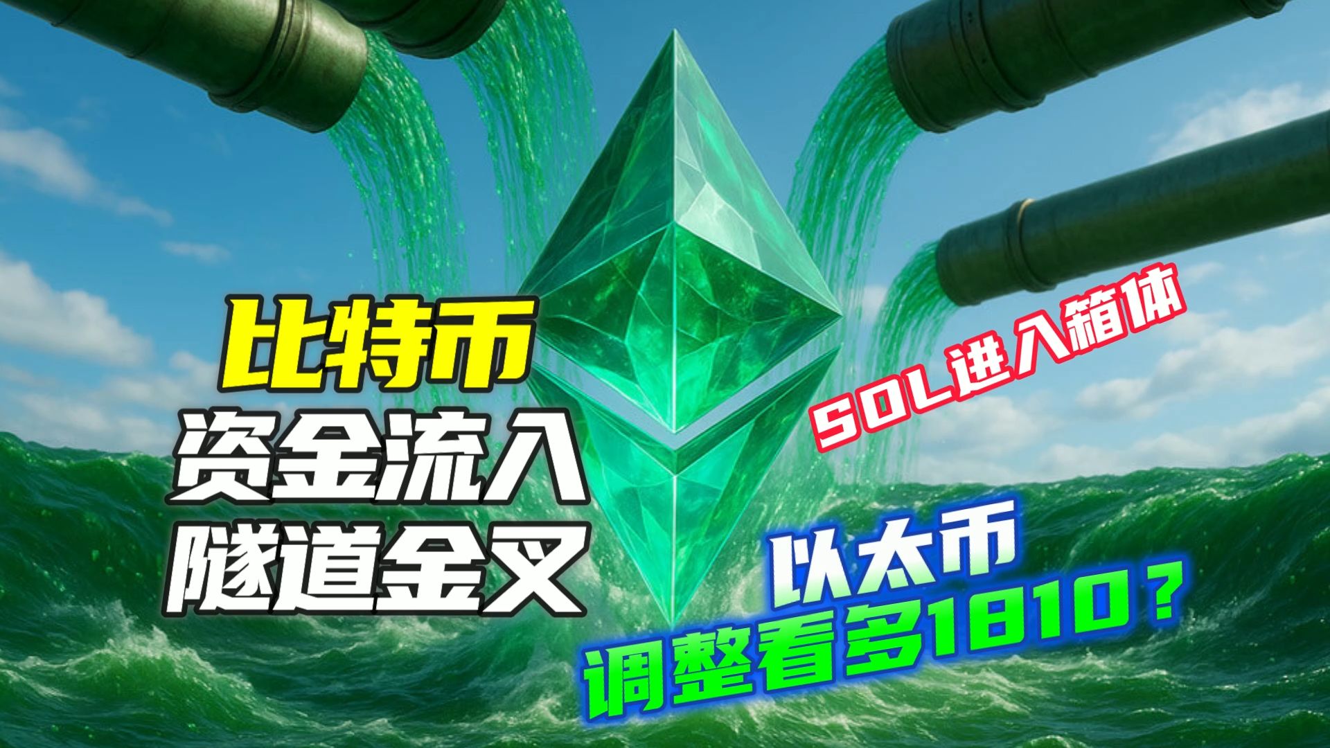 加息预期降温 | 比特币ETF开始流入 | BTC隧道金叉突破继续多 | 以太币价格分割线突破继续多 | SOL进入上方箱体 |