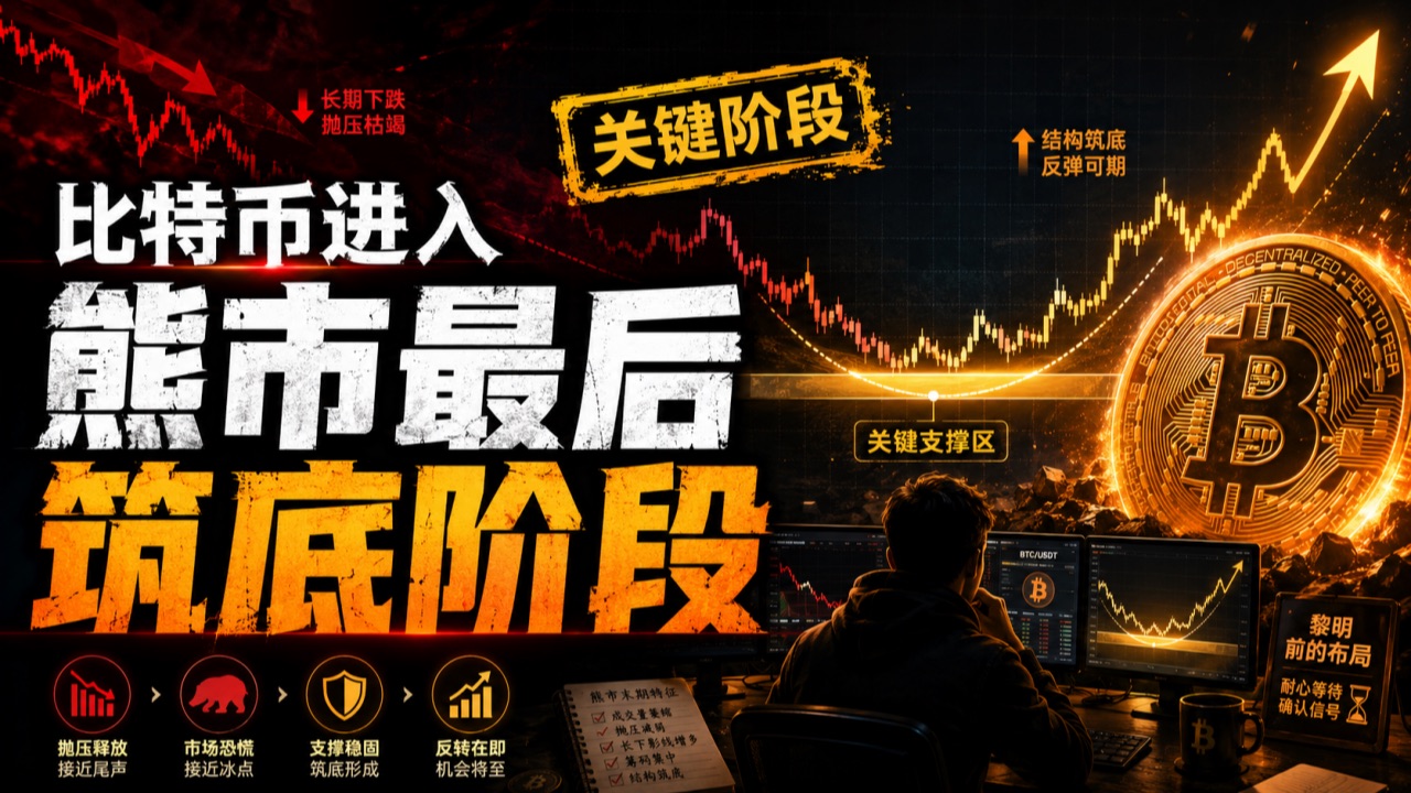比特币进入熊市最后筑底阶段
